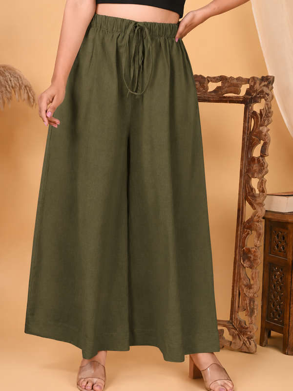 Casual Straight Wide Leg Pant