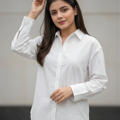 Women Cotton Oversized Shirt
