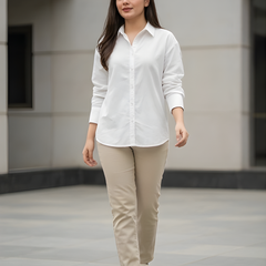 Women Cotton Oversized Shirt