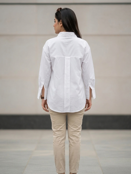 Women Cotton Oversized Shirt