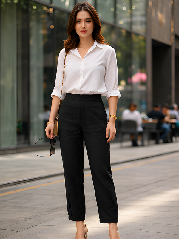 Women Cotton  Afghani Style Barrel Pants