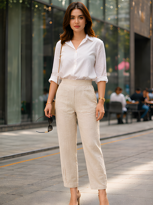Women Cotton  Afghani Style Barrel Pants