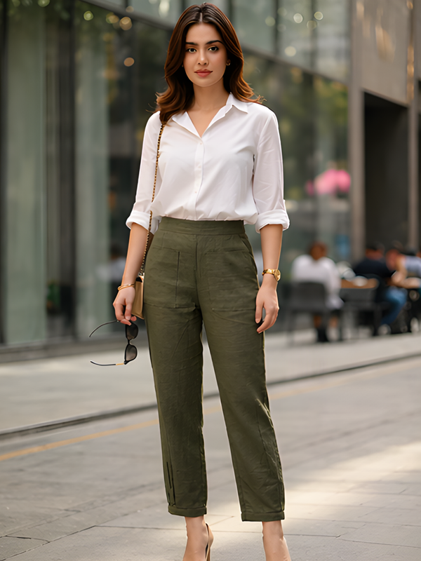 Women Cotton  Afghani Style Barrel Pants