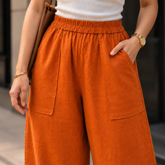 Women Cotton Balloon Fit Pants