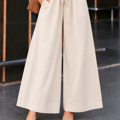Casual Straight Wide Leg Pant