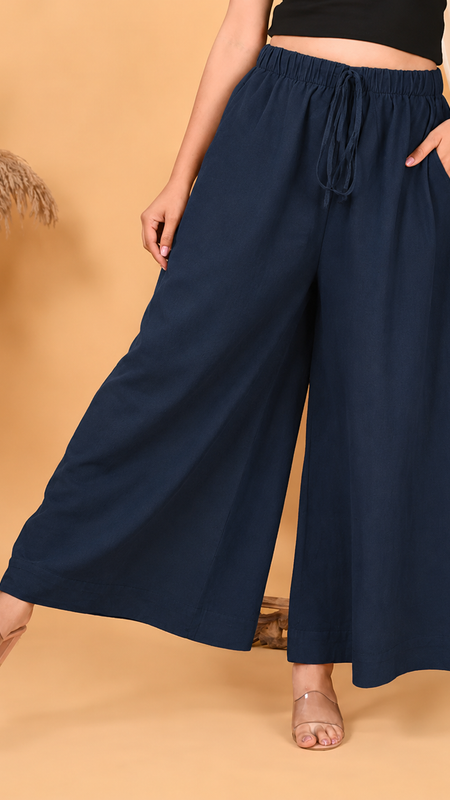 Casual Straight Wide Leg Pant