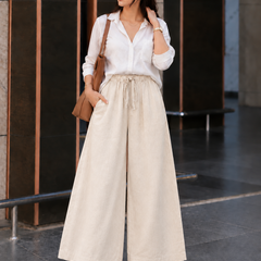 Casual Straight Wide Leg Pant