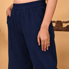 Premium Women Cotton Solid Balloon Fit Pants