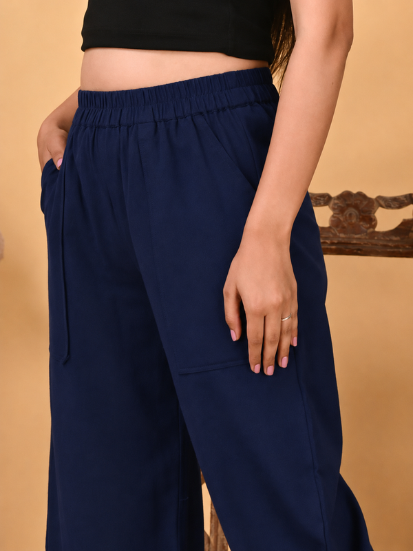Premium Women Cotton Solid Balloon Fit Pants