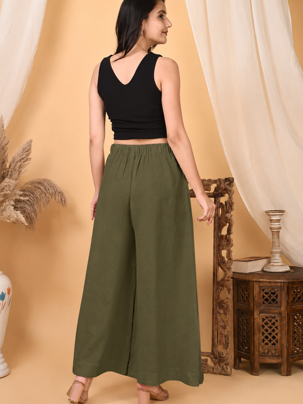 Casual Straight Wide Leg Pant