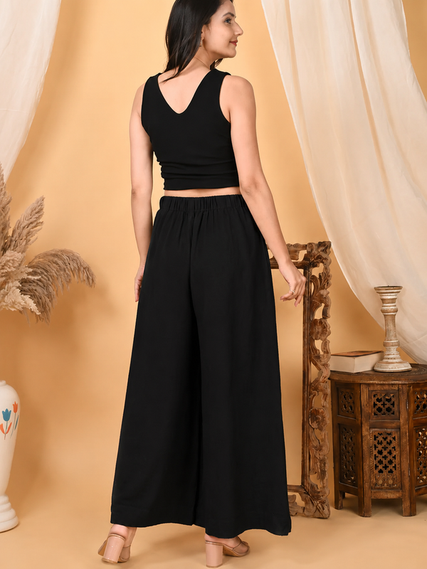 Casual Straight Wide Leg Pant