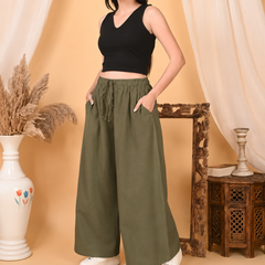 Casual Straight Wide Leg Pant