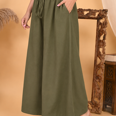 Casual Straight Wide Leg Pant