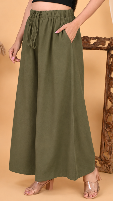 Casual Straight Wide Leg Pant