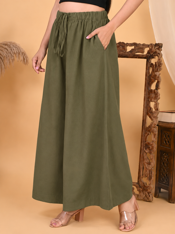 Casual Straight Wide Leg Pant