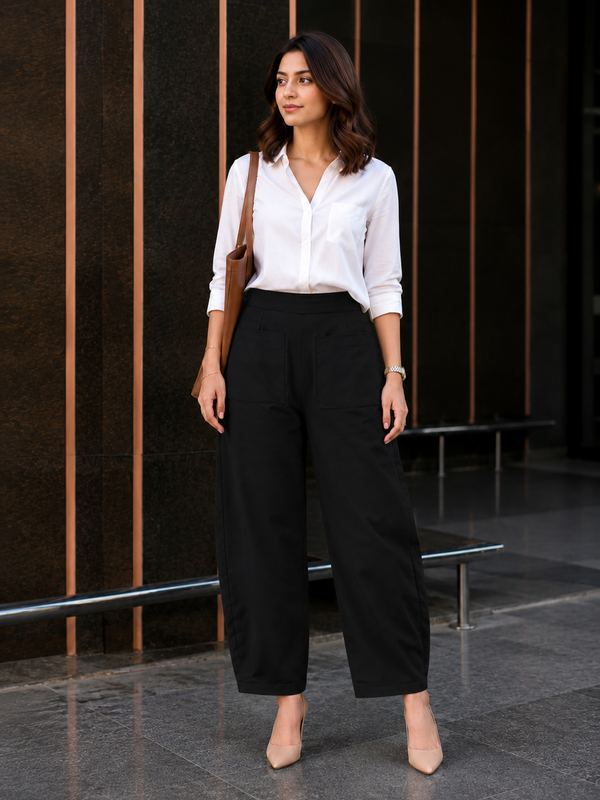Women Cotton  Afghani Style Barrel Pants