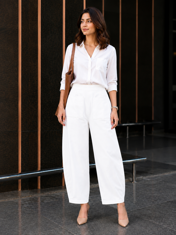 Women Cotton  Afghani Style Barrel Pants