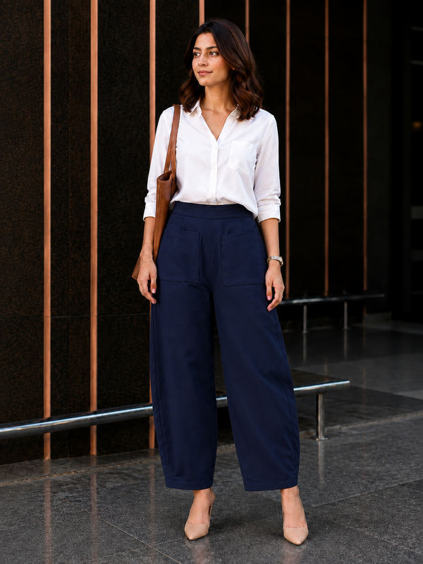 Women Cotton  Afghani Style Barrel Pants