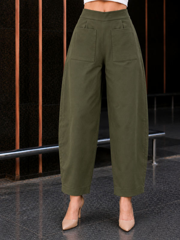 Women Cotton  Afghani Style Barrel Pants