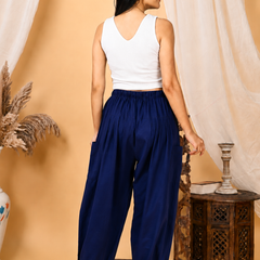 Premium Pure Cotton Bubble Fit Women Pants