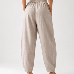Premium Women Cotton Solid Balloon Fit Pants