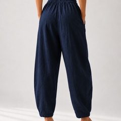 Premium Women Cotton Solid Balloon Fit Pants