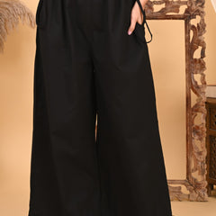Stylish Women’s Wide Leg Baggy Cotton Ankle Length Pant