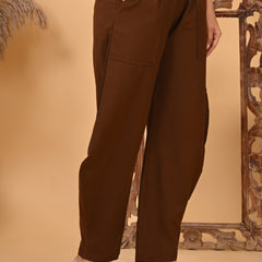 Premium Women Cotton Solid Balloon Fit Pants
