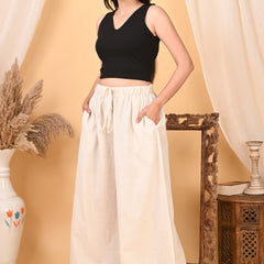 Casual Straight Wide Leg Pant