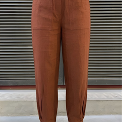 Women Cotton Slub Afghani Style Barrel Pants