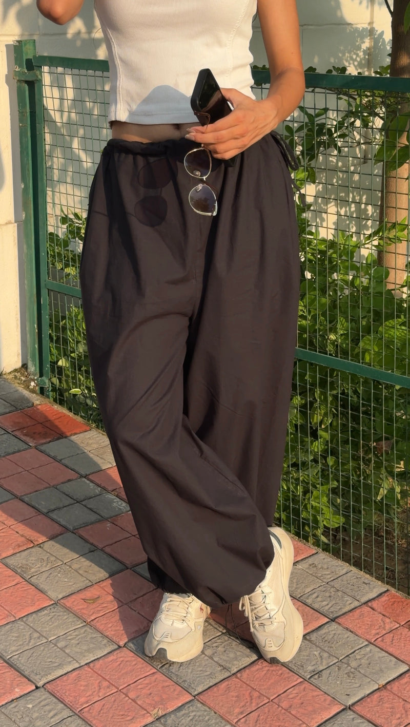 Stylish Women’s Wide Leg Baggy Cotton Ankle Length Pant