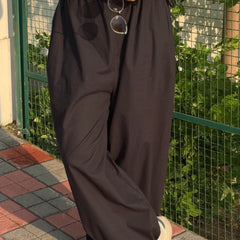 Stylish Women’s Wide Leg Baggy Cotton Ankle Length Pant