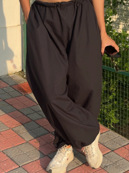 Stylish Women’s Wide Leg Baggy Cotton Ankle Length Pant