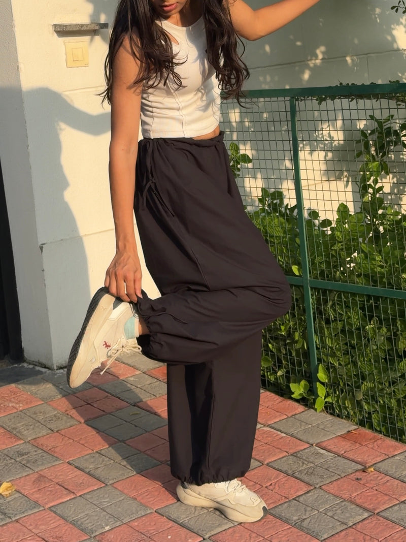 Stylish Women’s Wide Leg Baggy Cotton Ankle Length Pant