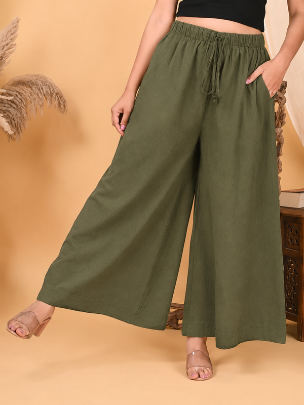 Casual Straight Wide Leg Pant