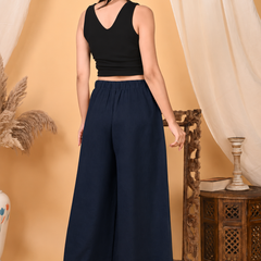 Casual Straight Wide Leg Pant