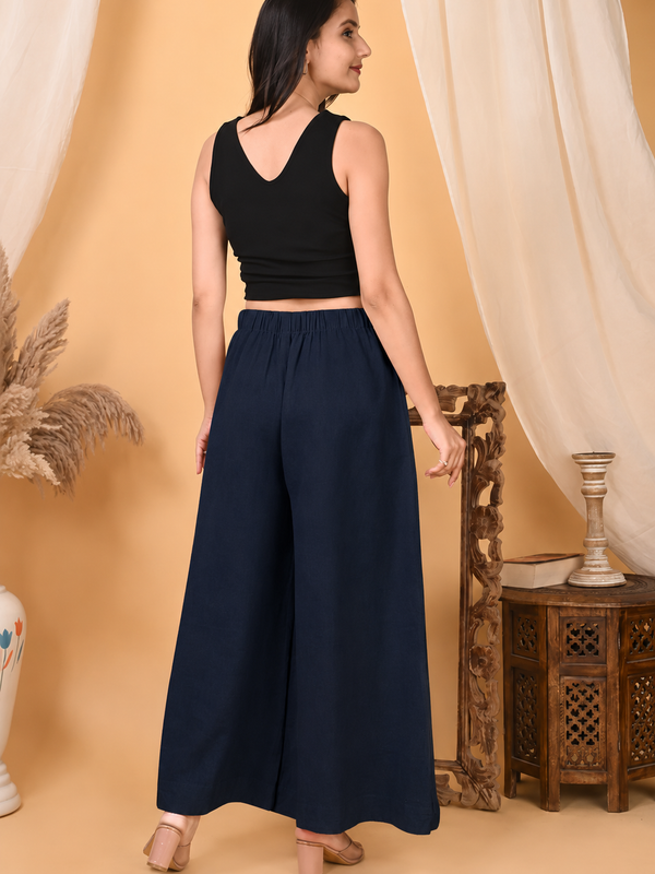 Casual Straight Wide Leg Pant