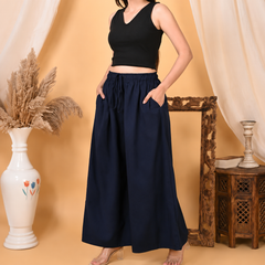 Casual Straight Wide Leg Pant